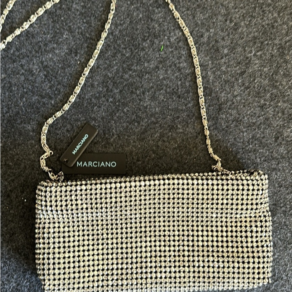 Marciano Silver Evening Bag